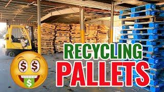 Pallet Recycling as a Business | Pallet Business #palletbusiness #recycling #flippingpallets