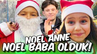 YILBAŞINDA NOEL BABA OLUP SOKAKTA PAMUK ŞEKER DAĞITTIK !!