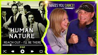 HUMAN NATURE "Reach Out I'll Be There" - Four Tops Cover // Audio Engineer & Wifey React