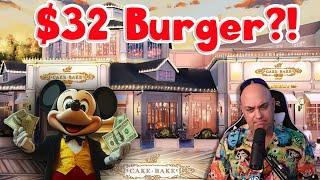 $32 dollar burger and $23 dollar egg sandwich at new Disney Restaurant! | The Cake Bake Restaurant