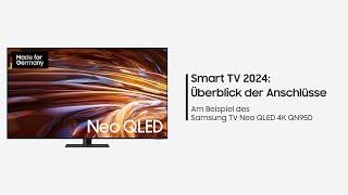 Samsung Smart TV 2024: Überblick der Anschlüsse