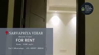 Modern Comfort: Semi Furnished 4 BHK Apartment for Rent in Sarvapriya Vihar