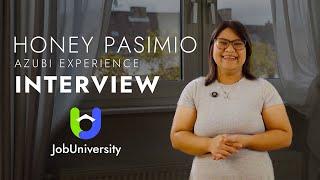 Honey Love Pasimio´s Experience as an Azubi at JobUniversity | Fachkraft für Lagerlogistik