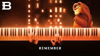 Remember (Piano Cover) – The Lion King (2019)