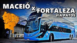 Via INTERIOR da PARAÍBA! Viajando de MACEIÓ para FORTALEZA na GUANABARA!