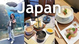 Japan vlog p.6  | japanese course meal, cheap eats, enoshima and kamakura, and see capybara too!