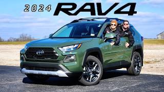 2024 Toyota RAV4 -- What's NEW with America's #1 SUV?? (Army Green & More!)