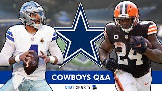 Dallas Cowboys Rumors: Sign Nick Chubb? Daron Payne Trade? Dak Prescott QB Ranking? | Mailbag