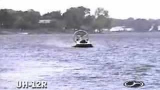 High speed racing hovercraft test - Universal Hovercraft