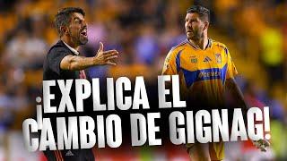 ¿Gignac se molestó por salir de cambio al minuto 61? Las palabras de Veljko Paunovic | Tigres