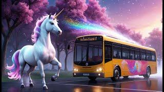 The Unicorns on the Bus | Fun Nursery Rhyme for Kids | Sing-Along Song