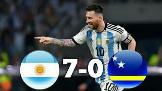 Argentina Vs Curacao Full match Highlights 2023