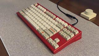 F1-8X V2 (1.6mm CEM3 PCB) | Cherry MX2A Black | GMK Black Snail