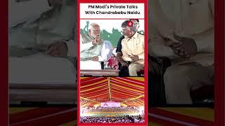 PM Modi in Private Talks with Chandrababu Naidu Post-Oath Ceremony