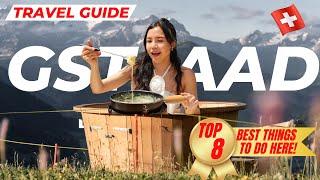GSTAAD TRAVEL GUIDE 2025 | Best Things to do in Gstaad, Switzerland, Glacier3000, Fondueland & more!
