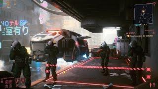 Cyberpunk 2077 - Follow or don't follow Trauma Team orders to step away (The Rescue)