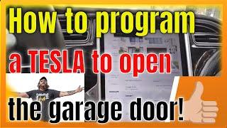 Tesla Model S Garage Door HomeLink Easy Programming