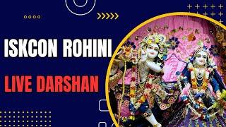 ISKCON ROHINI Live Darshan || Janmashtami Special Darshan With Non-Stop Kirtan