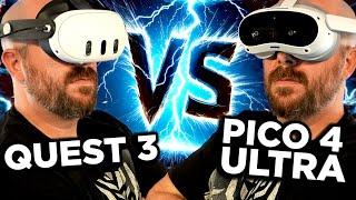 PICO 4 ULTRA vs META QUEST 3 ¡Duelo de TITANES!