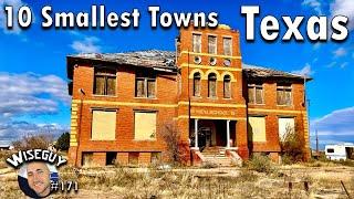 10 SMALLEST Towns in TEXAS