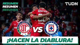 Resumen y goles | Toluca vs Cruz Azul | Copa por México 2022 | TUDN