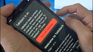 How to turn off talkback on motorola with buttons | Shortcut to turn off talkback on motorola