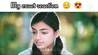 suddenly saw my crush |Nazriya expression | love whatsapp status |