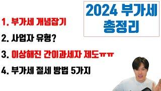 2024 부가가치세 총정리 (부가세 개념잡기, 사업자 유형, 이상해진 간이과세자 제도ㅠㅠ, 부가세 절세방법 5가지)