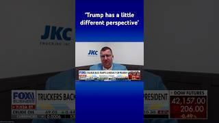 Truckers are concerned of Harris' 'impact,' back Trump for president #shorts