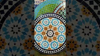 #shorts Handmade Moroccan mosaic table