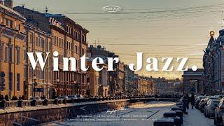 [Playlist] Winter Jazz Music on the cozy street️Instrumental Background Music