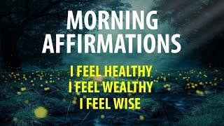 Morning Affirmations - I FEEL Healthy, Wealthy, Wise (the way You FEEL Matters ALOT)