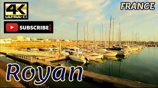 France  Virtual walk around Port de Royan/Marina Royan,  [4K]