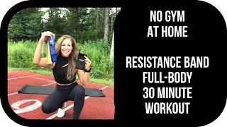 NO GYM - HOME - Resistance Band Full Body Workout - Upper & Lower Body