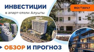 Инвестиции в апарт-отели Алушты и Крыма. Обзор отелей, аналитика и прогноз доходности. Выпуск 12/24.