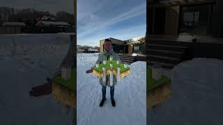 Каркасный дом с сауной и бассейном #каркас #стройка #хайтек