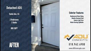 2 BED | 2 BATH 800 SQFT DETACHED ADU BY ADU CONCEPTS