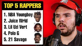 Reacting to Top 5 Rappers Lists