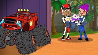 Poor Blaze is Abandoned? - Blaze and the Monster Machines Animation