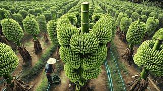 Why haven't I seen this before? This farm produces millions of tons of bananas!