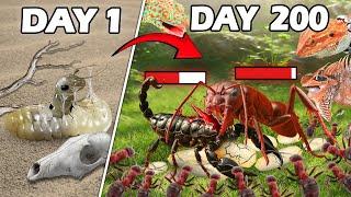 Simulating a Desert for 200 days (Lagiceps Ants vs Deadly Predators)ANTTREK