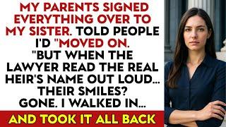 My Parents Signed Everything Over To My Sister—But The Lawyer Uncovered The Real Heir. I Walked In..