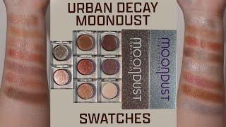 Urban Decay Moondust Eyeshadow Swatches