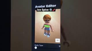 Ice Spice Roblox Avatar #funny #fyp #shorts