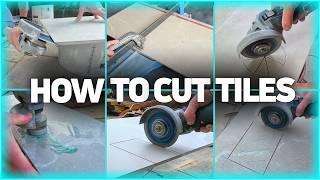 How To Cut Any Tile | The ONLY Tile Cutting Tutorial You'll EVER NEED!