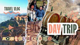 A Stop in Montepulciano | Tuscany Travel Vlog | Italy Family Trip  | Boundless Couple