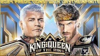 WWE King And Queen Of The Ring 2024 Predictions! With JayTheInfinite