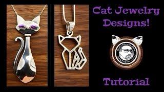 Cat Themed Designs:  A Silversmithing Tutorial