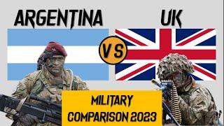 argentina  vs uk military comparison 2023 / UK vs Argentina military comparison 2023