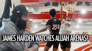 Alijah Arenas Dunks & Dimes with James Harden Watching!